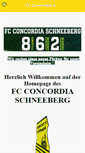 Mobile Screenshot of fc-concordia-schneeberg.de