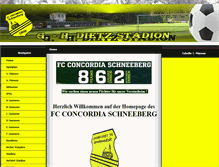 Tablet Screenshot of fc-concordia-schneeberg.de